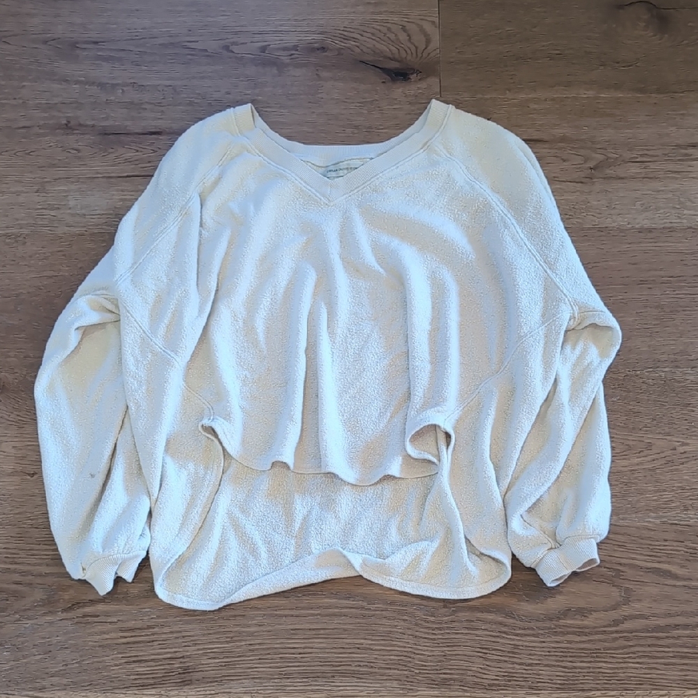 Urban Outfitters Cream Textured Sweater
